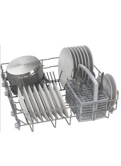 BOSCH Dishwasher Series 4 Free Standing 12 Person 60 Cm 5 Programmers Inox 9.4 L 2400 W SMS45DI10V Silver  - Image 4