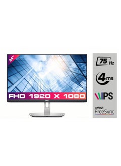 DELL 24 Inch Full HD IPS Ultra Thin Bezel LED Monitor Refresh Rate 75 Hz With Flicker Free Screen And Comfort View Silver  - Image 3
