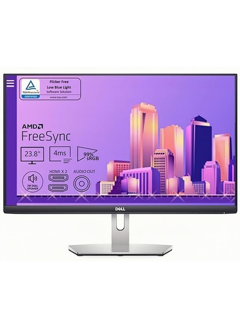 DELL 24 Inch Full HD IPS Ultra Thin Bezel LED Monitor Refresh Rate 75 Hz With Flicker Free Screen And Comfort View Silver  - Image 5