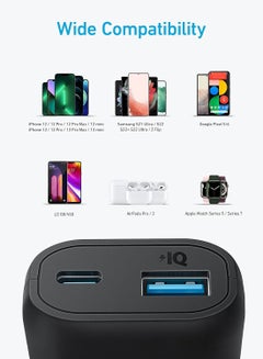 Anker 5200 mAh Power Bank, 5,200 mAh Portable Charger, for iPhone 16/15 Series, 14/13, Samsung, Pixel, LG & More, External Phone Battery for Travel & Daily Use Black  - Image 5