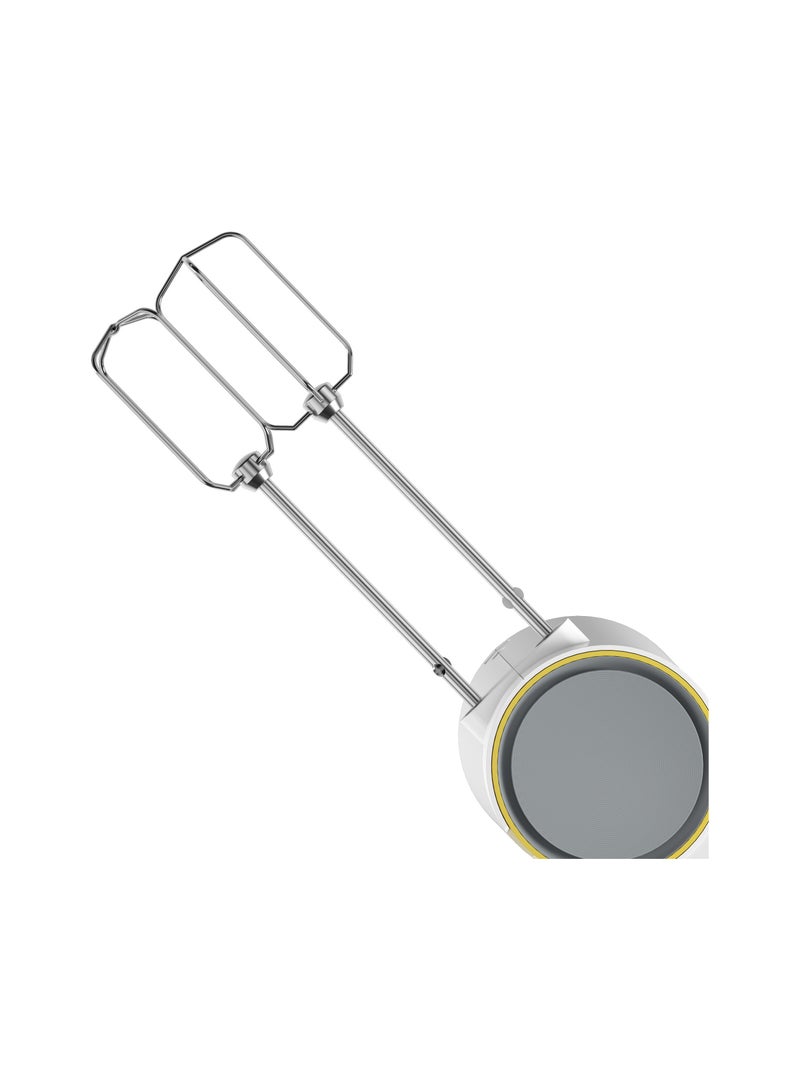Beko Hand Mixer 5 Speeds Turbo Speed Stainless Steel Hooks 425 W HMM 62404 W White - Image 4