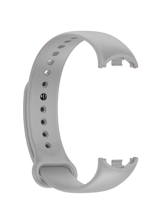 MARGOUN Xiaomi Smart Band 8 Watch Bands Adjustable Comfortable Sport Replacement Strap Wristband Bracelet Band For Women Men Grey - Image 1