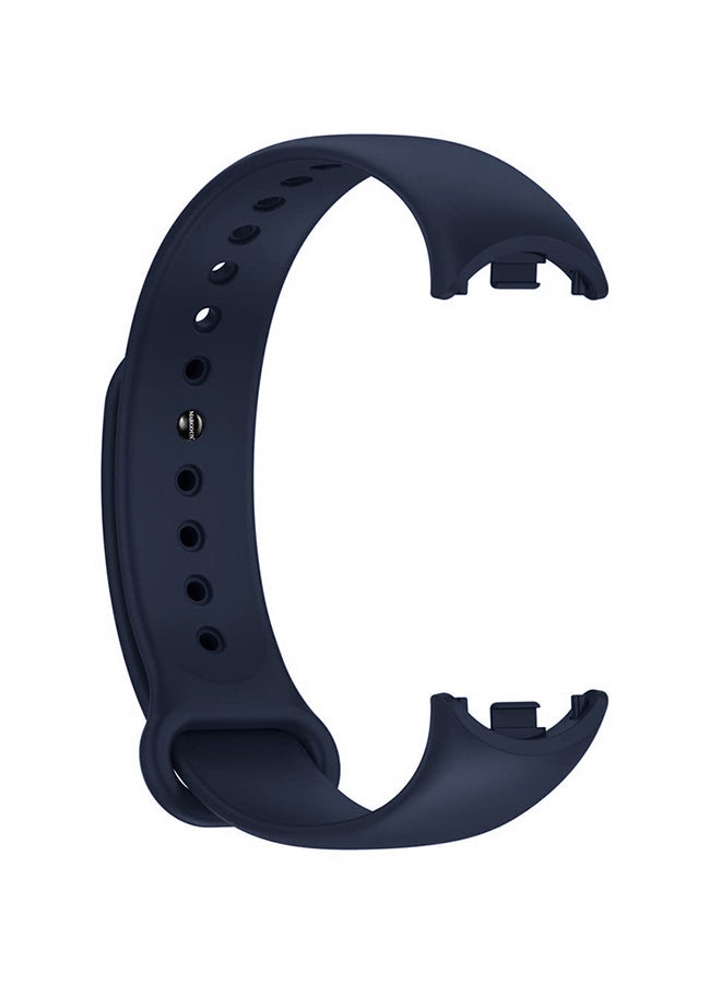 MARGOUN Xiaomi Smart Band 8 Watch Bands Adjustable Comfortable Sport Replacement Strap Wristband Bracelet Band For Women Men Dark Blue - Image 1