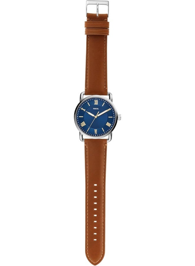 FOSSIL - Men's Analog Round Shape Leather Wrist Watch FS5661 - 42 Mm - Image 1