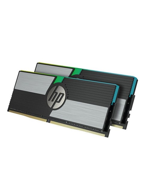 V10 RGB 16Gb (8GBx2) Desktop Gaming Ram 3200 MHz DDR4 32GBinch Black