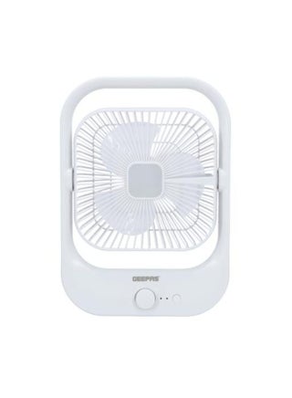 8" Rechargeable Fan with LED Light - Over-Charge Protection, 8 Hours Working, Step-Less Speed Control, Rechargeable Lithium Battery, Full-Charge Indicator GF21162 White - pnsku/N70022077V/45/_/1699265284/b79eede0-38bf-41f7-8b45-bb0de0c01f8b