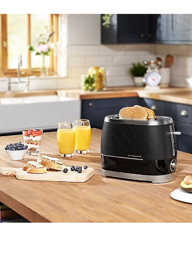 Toaster 2 Slices - 5 Browning Level 900 W TAM8202B Black