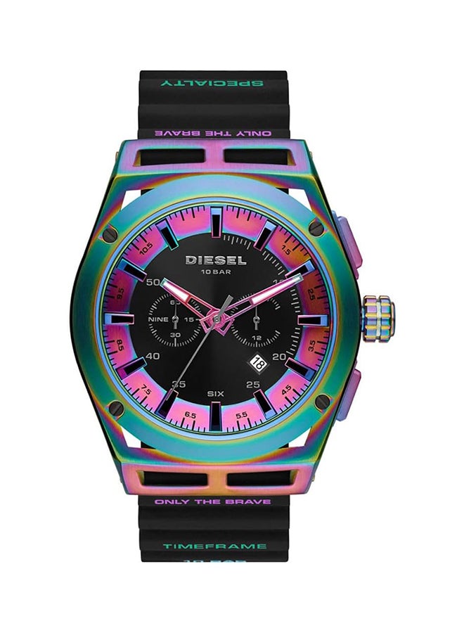 DIESEL - Men's Analog Round Shape Silicone Wrist Watch DZ4547 - 48 Mm - Image 1