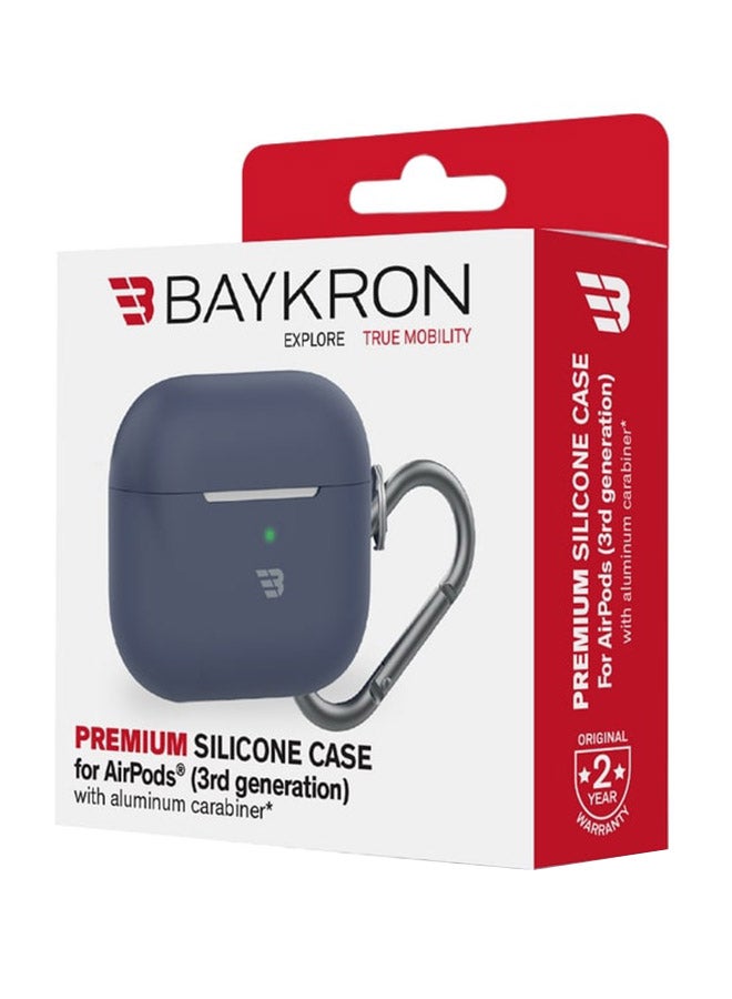 Baykron Air pod 3 Silicone Case Midnight Blue - Image 3