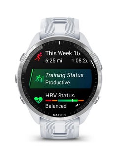 GARMIN Forerunner 965 - 47MM - Up To 31 Hours Battery Life in GPS Mode - 1.4"inch Amoled Display, Scratch Resistant, Corning® Gorilla® Glass Dx, Heart Rate Monitor, Stress Tracking, Advanced GPS Features, Built-in GNSS and Sports App, iOS and Android Compatible Whitestone  - Image 5