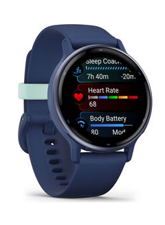 Vivoactive 5 - 42MM - Up To 11 Days Battery Life - 1.2"inch Amoled Display, Scratch Resistant, Corning® Gorilla® Glass 3, Heart Rate Monitor, Stress Tracking, Advanced GPS Features, Built-in GNSS and Sports App, iOS and Android Compatible Navy - pnsku/N70022245V/45/_/1699326086/6ab1ad9f-fa6b-48e9-9ac7-18a5873d7e46