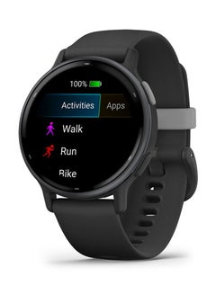 GARMIN Vivoactive 5 - 42MM - Up To 11 Days Battery Life - 1.2"inch Amoled Display, Scratch Resistant, Corning® Gorilla® Glass 3, Heart Rate Monitor, Stress Tracking, Advanced GPS Features, Built-in GNSS and Sports App, iOS and Android Compatible Black  - Image 2