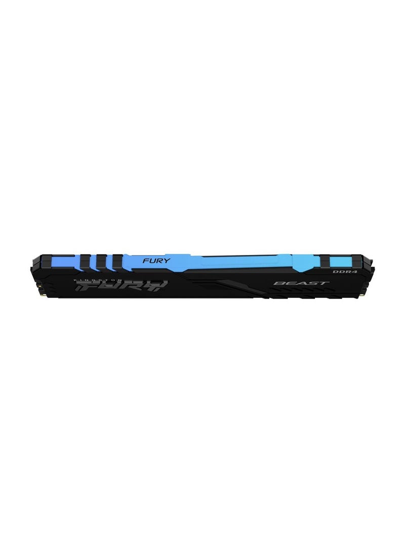 Kingston - Fury Beast RGB 16GB DDR4 3200MHz Desktop Memory Black - Image 1