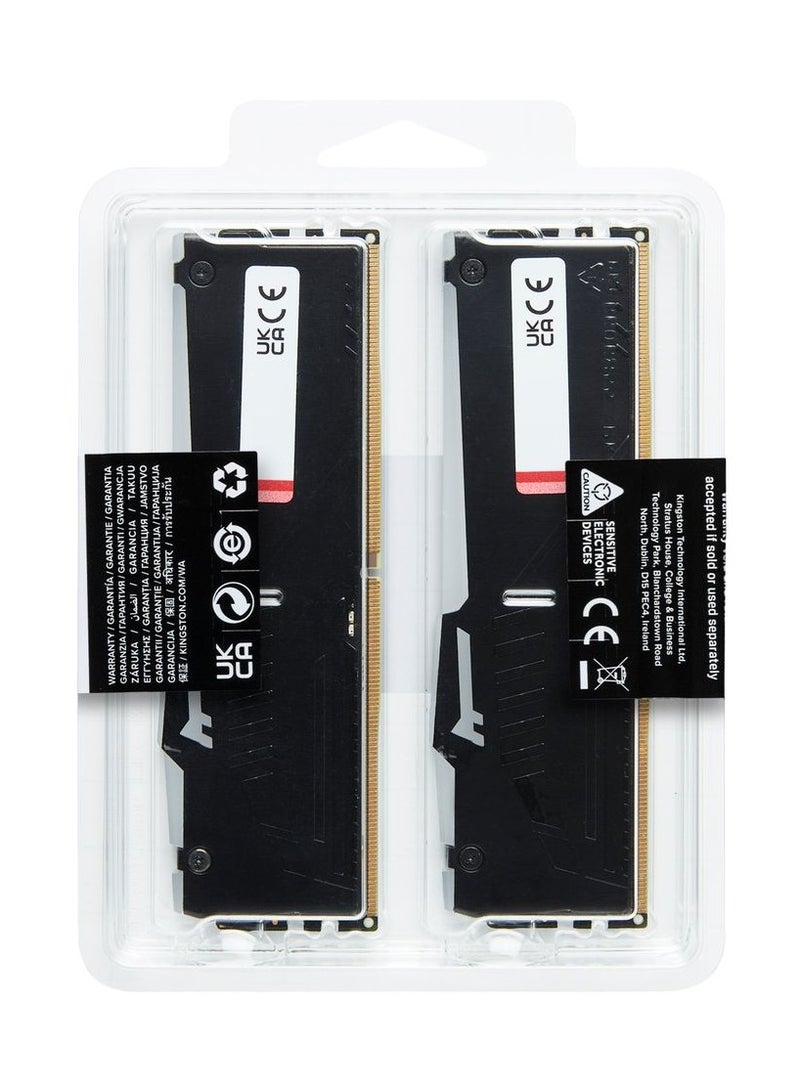 كينغستون ذاكرة سطح المكتب Fury Beast RGB سعة 16 جيجابايت (8 جيجابايت × 2) DDR5 بتردد 5600 ميجاهرتز  - Image 4