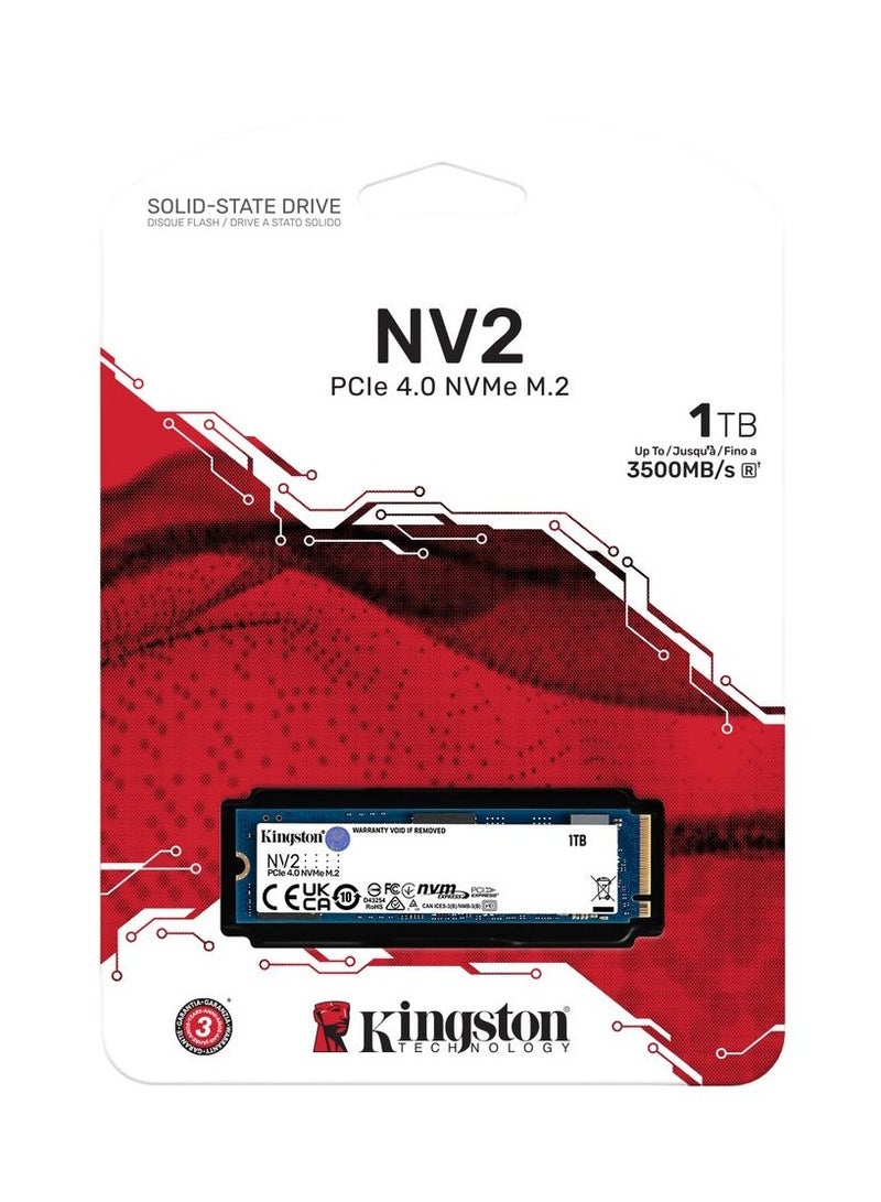 كينغستون - NV2 PCIe Gen4 NVMe M.2 SSD 1 تيرابايت - Image 1
