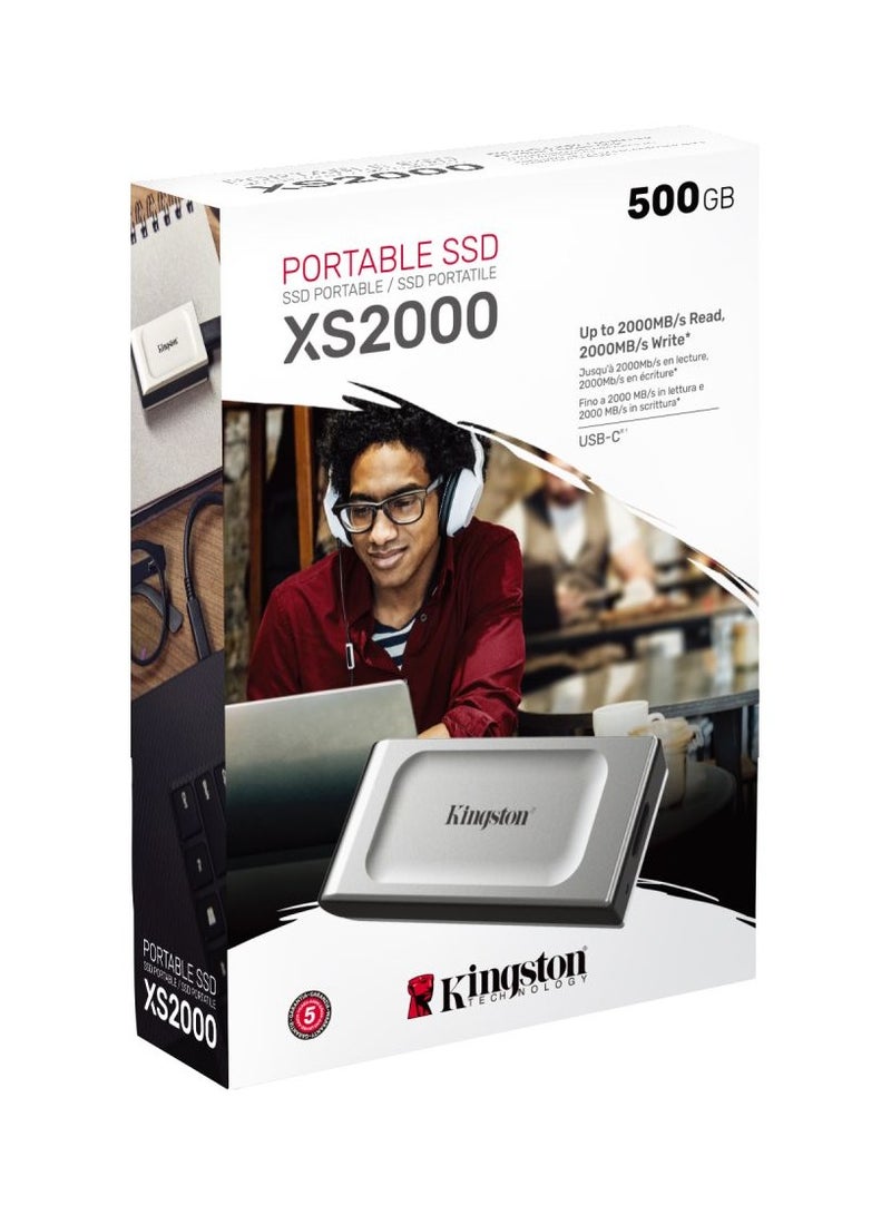 Kingston Kingston XS2000 Portable SSD 500GB 500 GB - Image 1