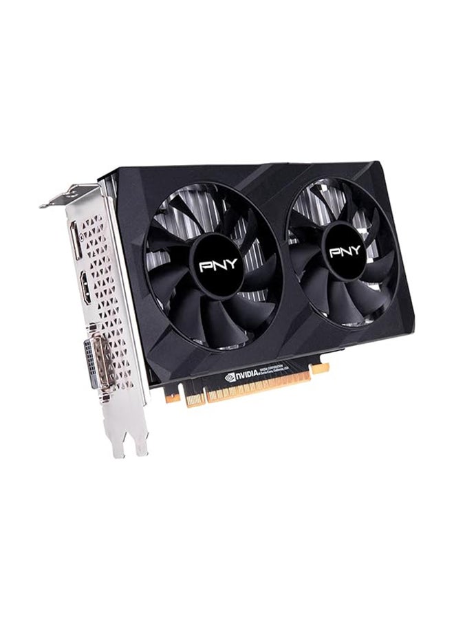 PNY - GeForce® GTX 1650 4GB GDDR6 VERTO Dual Fan Graphics Card ‎Black - Image 1