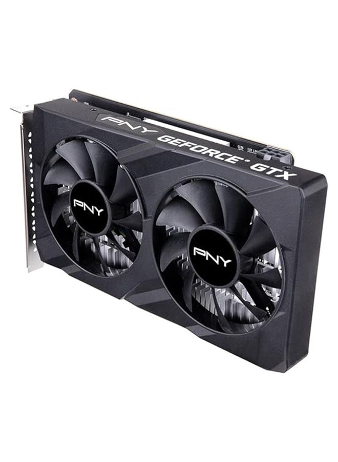 PNY - GeForce® GTX 1650 4GB GDDR6 VERTO Dual Fan Graphics Card ‎Black - Image 1