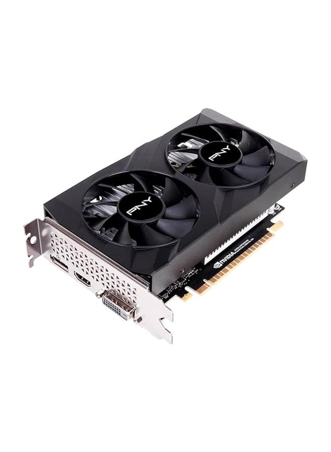 PNY - GeForce® GTX 1650 4GB GDDR6 VERTO Dual Fan Graphics Card ‎Black - Image 1