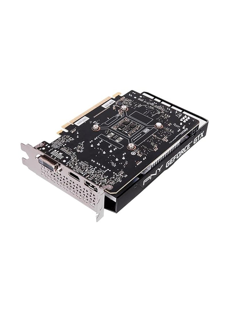 PNY - GeForce® GTX 1650 4GB GDDR6 VERTO Dual Fan Graphics Card ‎Black - Image 1