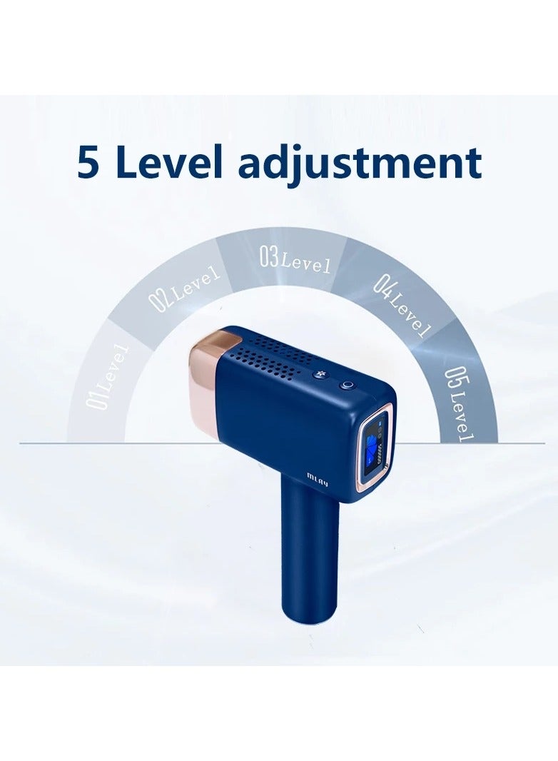 MLAY T14 Hair Removal Device With Three Lenses, One For Body Hair, One For Removing Wrinkles And Tightening The Skin, And One For Removing Acne - Image 2