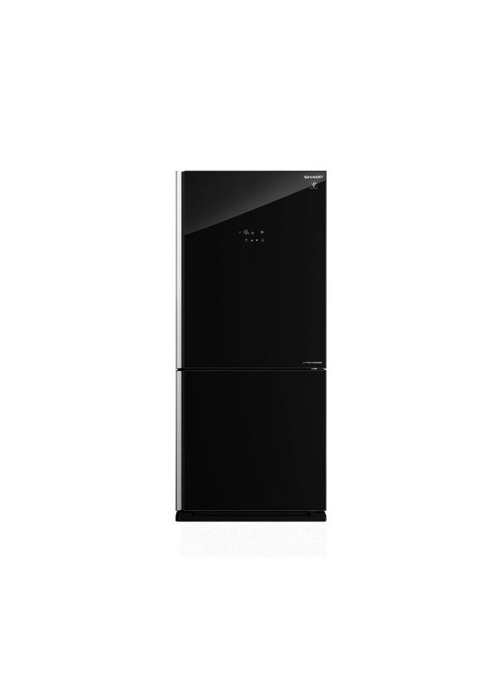 SHARP - Inverter Digital Refrigerator, Bottom Freezer, SJ-GV73J-BK Black - Image 1