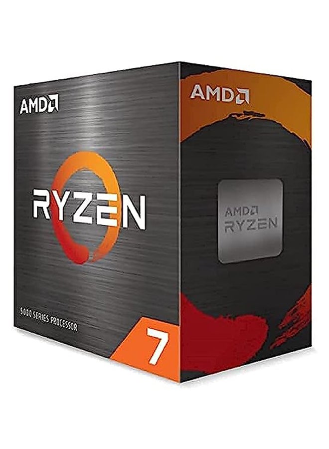 AMD - Ryzen 7 5700X Desktop Processor (8-core/16-thread, 36 MB cache, up to 4.6 GHz max boost) ‎black - Image 1