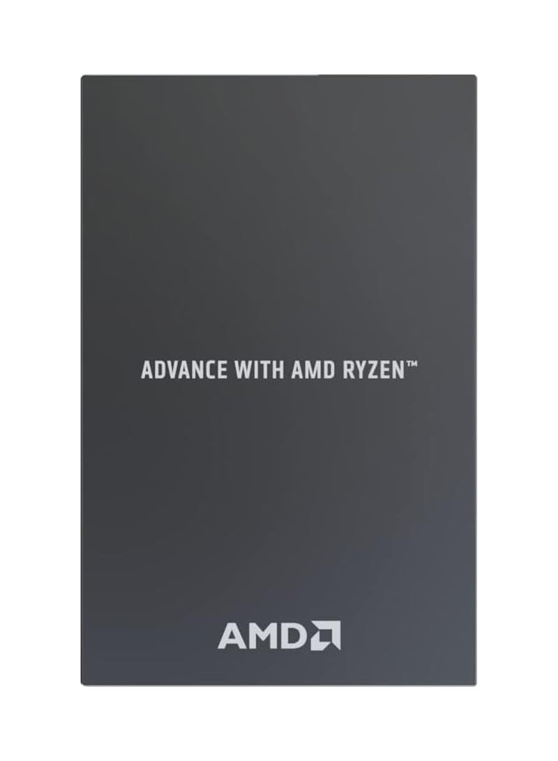 AMD - Ryzen 5 7600 Desktop Processor (6-core/12-thread, 38MB cache, up to 5.1 GHz max boost) with Wraith Stealth Cooler black - Image 1