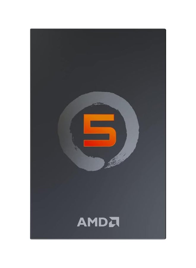 AMD - Ryzen 5 7600 Desktop Processor (6-core/12-thread, 38MB cache, up to 5.1 GHz max boost) with Wraith Stealth Cooler black - Image 1