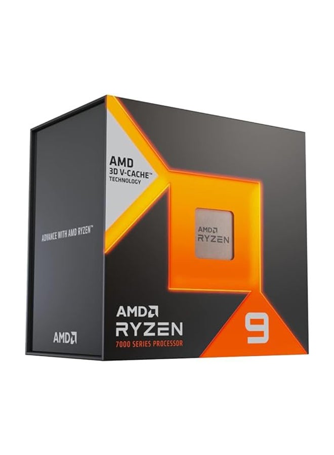 AMD - Ryzen 9 7950X3D Desktop Processor, With Radeon Graphics, AM5 Socket, 32 Threads, 16 Cores, 5.7Ghz Max Boost, 4.2Ghz Base, 144MB Cache, 120W TDP, DDR5 Memory Type, 2 Channels ‎Black - Image 1