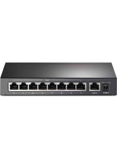 TP-LINK TP-LINK 9-PORT 10/100MBPS DESKTOP SWITCH WITH 8-PORT POE+ Black  - Image 1