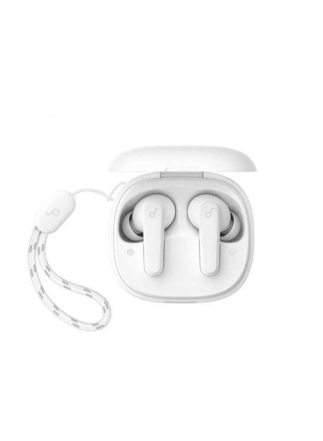 Soundcore - Soundcore By Anker R50i True Wireless Earbuds 10mm Drivers with Big Bass, Bluetooth 5.3, 30H Playtime, IPX5-Water Resistant, AI Clear Calls with 2 Mics, 22 Preset EQs via App White - Image 1