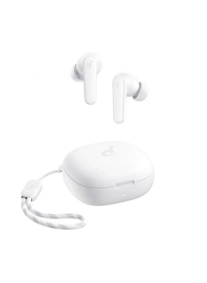 Soundcore - Soundcore By Anker R50i True Wireless Earbuds 10mm Drivers with Big Bass, Bluetooth 5.3, 30H Playtime, IPX5-Water Resistant, AI Clear Calls with 2 Mics, 22 Preset EQs via App White - Image 1