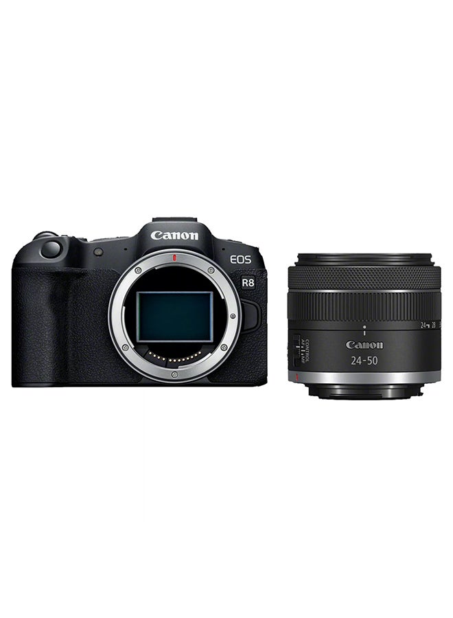 Canon - EOS R8 Body With RF 24-50MM F4.5-6.3 IS STM - Image 1