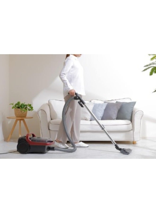 Panasonic Cyclone Bagless Canister Vacuum Cleaner with HEPA Filter 2.2 L 2100 W MC-CL607 Multicolor  - Image 4