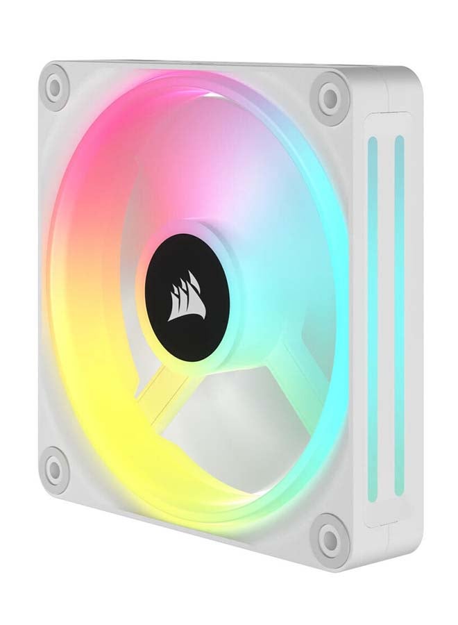CORSAIR - CORSAIR iCUE LINK QX120 RGB 120mm PWM PC Fan Expansion Kit - White | CO-9051005-WW White - Image 1