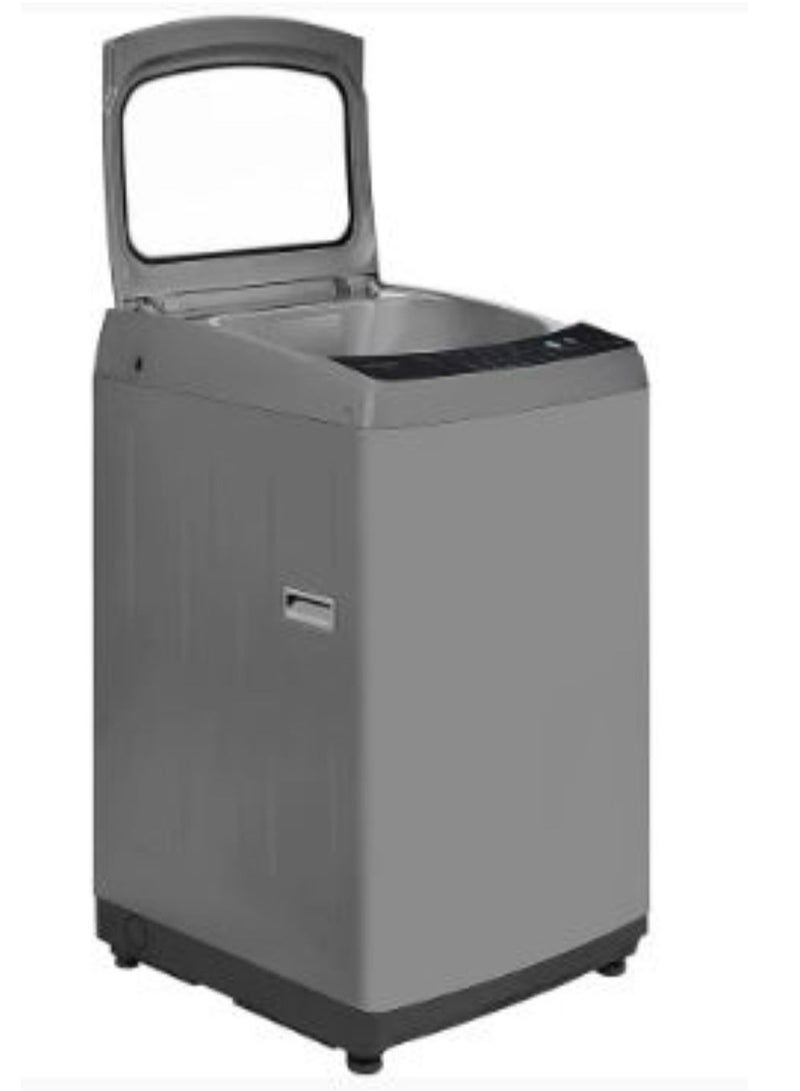 SUPER GENERAL - Fully Automatic Top-Loading Washing Machine 8 Programs Efficient Top-Load Washer With Child-Lock LED Display 1 Year Warranty 7.5 kg SGW752S Silver - Image 1