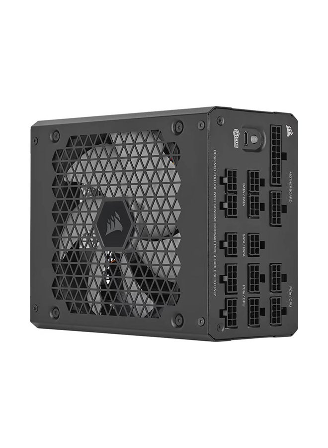 CORSAIR HX1000i Fully Modular Ultra-Low Noise ATX PC Power Supply, 1000W Power, 80 Plus Platinum Efficiency, ATX 3.0 & PCIe 5.0 Certified, FDB Fan, 140mm Fan Size, Zero RPM Mode | CP-9020259-UK Black  - Image 2