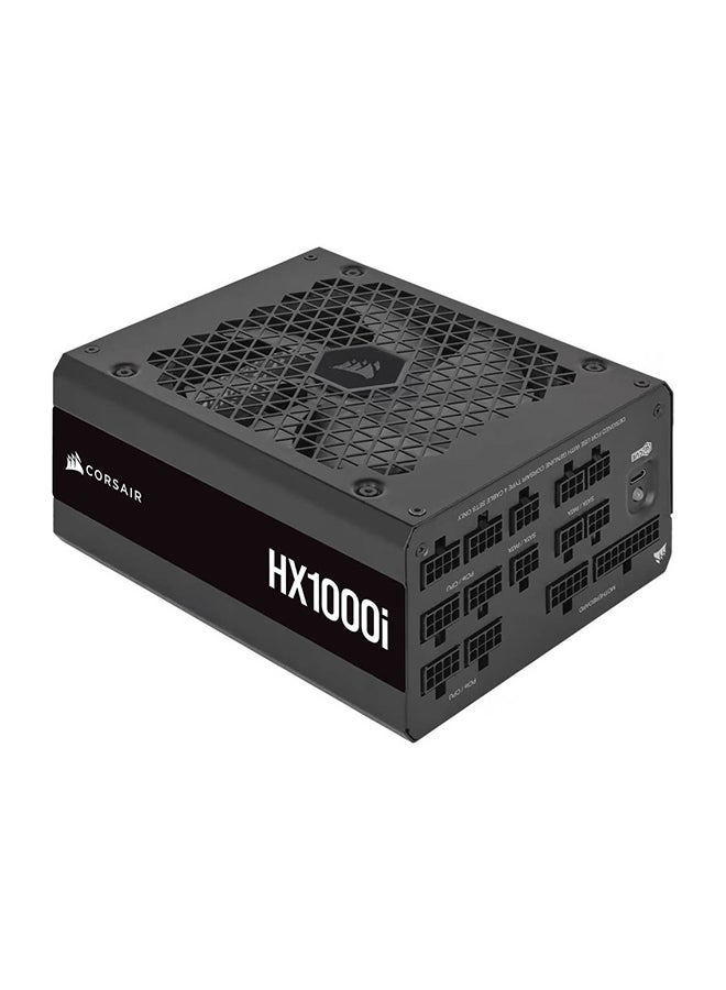 CORSAIR HX1000i Fully Modular Ultra-Low Noise ATX PC Power Supply, 1000W Power, 80 Plus Platinum Efficiency, ATX 3.0 & PCIe 5.0 Certified, FDB Fan, 140mm Fan Size, Zero RPM Mode | CP-9020259-UK Black  - Image 3