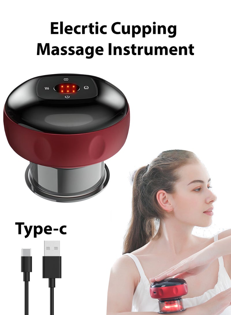 Toshionics - Electric Cupping Massager 3 in 1 Heating Therapy Set Ping Device With 12 Level Suction And Temperature Dynamic Gua Sha Massage Tool For Cellulite Reduction With Infrared Heat For Pain Relief - Image 1