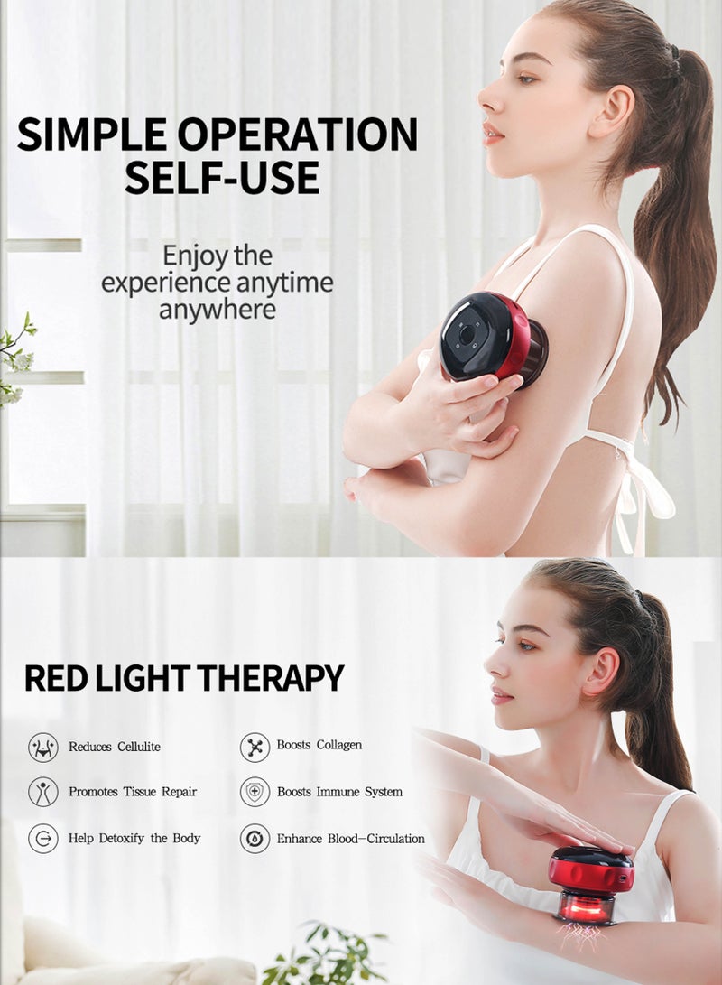Toshionics - Electric Cupping Massager 3 in 1 Heating Therapy Set Ping Device With 12 Level Suction And Temperature Dynamic Gua Sha Massage Tool For Cellulite Reduction With Infrared Heat For Pain Relief - Image 1