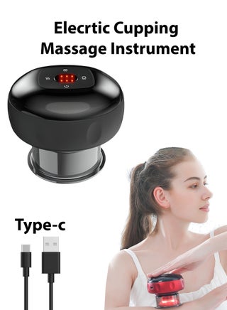 Electric Cupping Massager 3 in 1 Heating Cupping Therapy Set Ping Device with 12 Level Suction And Temperature Dynamic Gua Sha Massage Tool for Cellulite Reduction with Infrared Heat For Pain Relief - pnsku/N70022497V/45/_/1699347678/2fde8378-d876-4dbc-8ca5-43eea7d87ced
