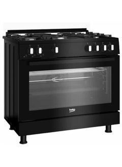 Beko Gas Cooker, 5 Burners, GGR 15115 DX NB Black  - Image 2