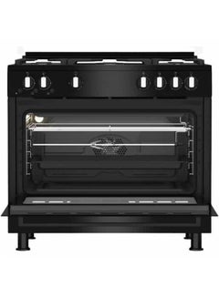 Beko Gas Cooker, 5 Burners, GGR 15115 DX NB Black  - Image 5