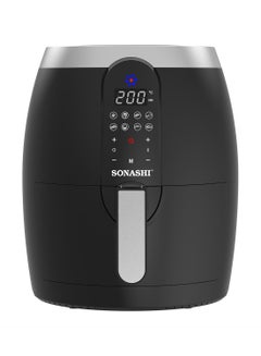 Digital Air Fryer With 3.5L Capacity | 8 Auto-Cook Menu Functions for Oil-Free Cooking | LED Display-Touch Screen with 50-200C Temperature Control | Air Fryer 3.5 L 1400 W SAF-350 Black - pnsku/N70022557V/45/_/1739971026/c49a604b-2823-434d-9c31-ace7120683bc