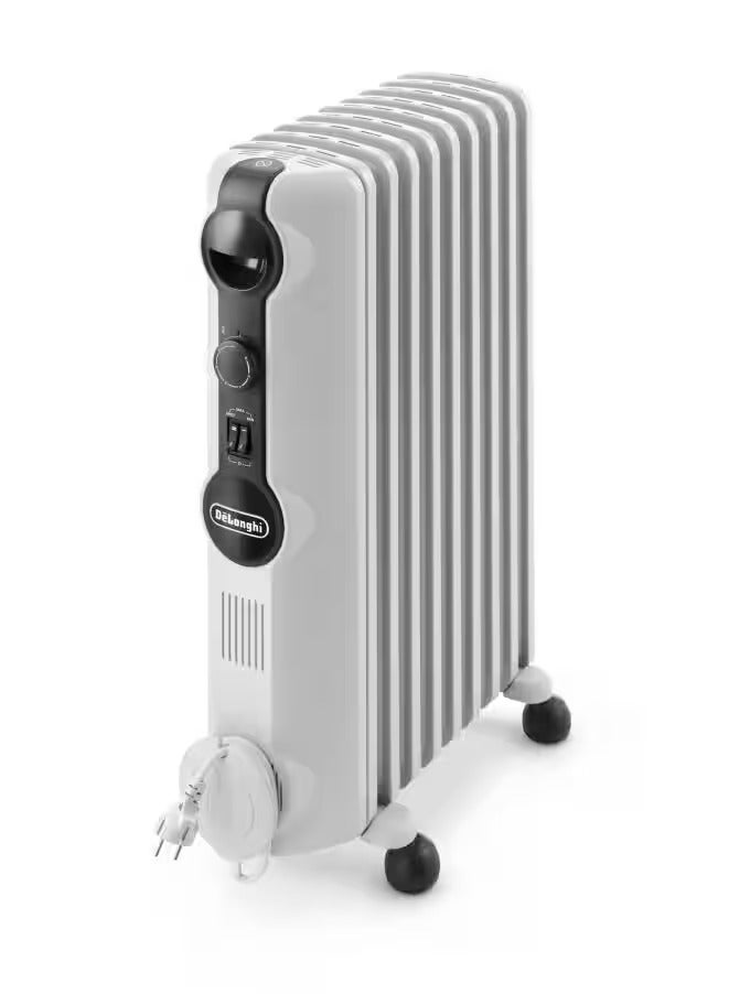 De'Longhi Radia S Room Heater 9 Fin Cover 60 m 3 Speeds  Oil Filled Radiator 2000 W TRRS0920 white - Image 1