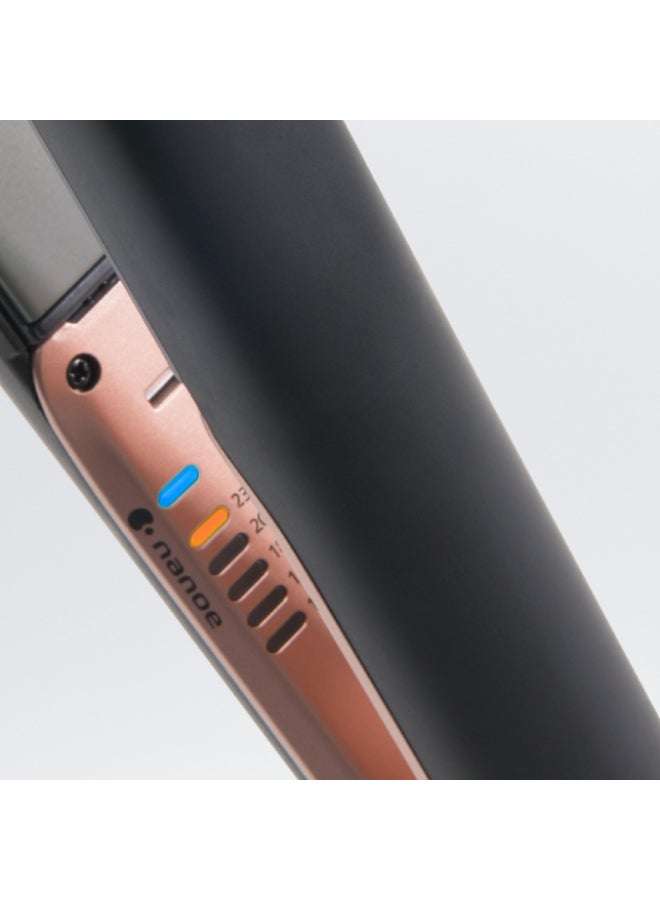 Panasonic Nanoe Hair Straightener For Improved Shine And Minimized Damage, One Size, Eh-Hs99 Black/RoseGold  - Image 2