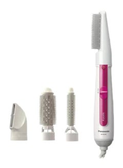 Panasonic Hair Styler 4-In-1, Ionity Blow Brush, Eh-Ke46 Pink/White  - Image 1