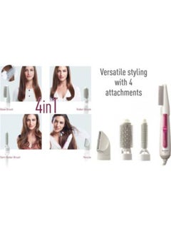 Panasonic Hair Styler 4-In-1, Ionity Blow Brush, Eh-Ke46 Pink/White  - Image 5