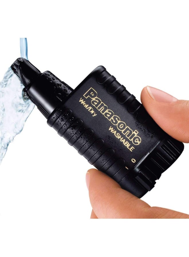 Panasonic Nose And Ear Hair Trimmer WetDry Application, Er 115 Black  - Image 3